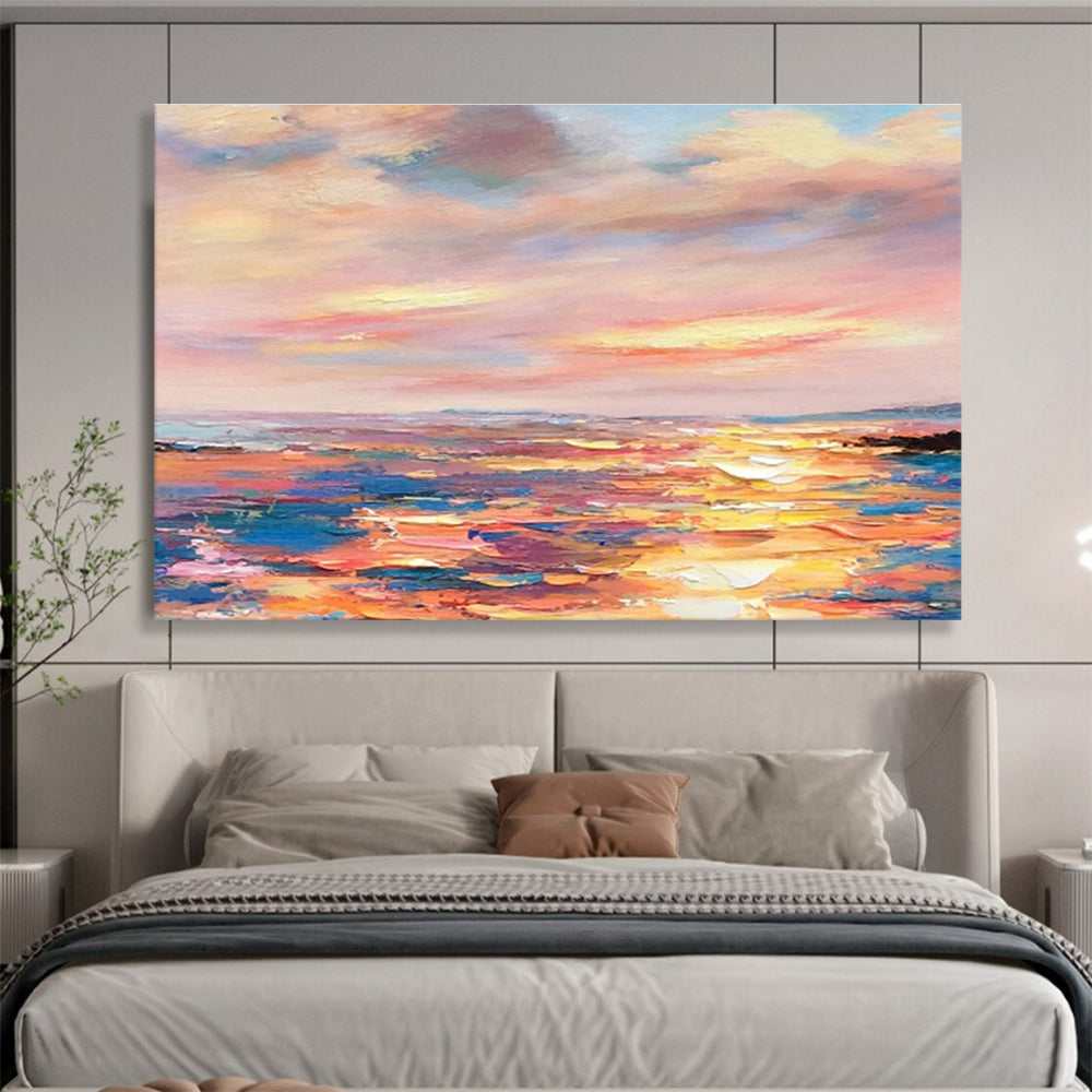 beach sea sunset abstract design 7